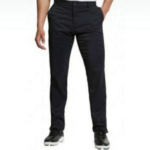 Mens Black Nike Dri-Fit golf pants